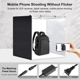 PULUZ 80 cm pieghevole portatile 80 W 9050LM luce bianca illuminazione fotogr...
