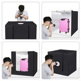 Caisson lumineux pour studio photo de 80 cm