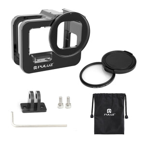 PULUZ für GoPro HERO12 Schwarz /11 Schwarz /10 Schwarz /9 Schwarz, verdickter Gehäusekäfig ...