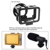PULUZ pour GoPro HERO12 Black / 11 Black / 10 Black / 9 Black Slim Case Cage...