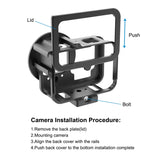 PULUZ pour GoPro HERO12 Black / 11 Black / 10 Black / 9 Black Slim Case Cage...