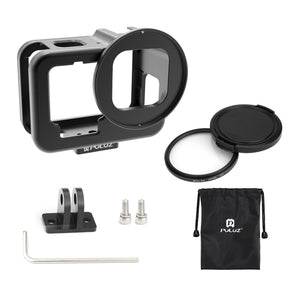 PULUZ pour GoPro HERO12 Black / 11 Black / 10 Black / 9 Black Slim Case Cage...