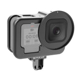 PULUZ für GoPro HERO12 Schwarz /11 Schwarz /10 Schwarz /9 Schwarz Slim Case Cage...