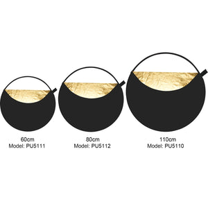 PULUZ 110 cm 5 in 1 (Silber/Durchscheinend/Gold/Weiß/Schwarz) Reflektorplatte...