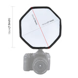 Softbox diffusore di luce flash morbido pieghevole stile ottagonale PULUZ da ...