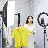 PULUZ Speedlite Softbox Rechteckiger Diffusor mit Bowens-Halterung ...