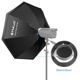 PULUZ 95 cm achteckiger parabolischer Softbox-Diffusor für Speedlite-Blitz ...