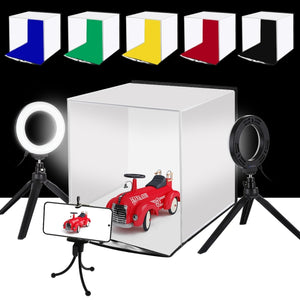 PULUZ 30cm Anneau Lumineux Portable Pliable Éclairage Photographique Studio...