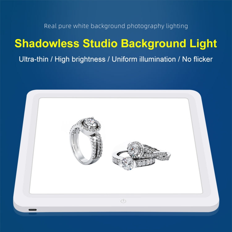 PULUZ LED-Lichtpad ohne Schatten für Fotostudio-Boxen...