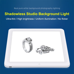 PULUZ LED-Lichtpad ohne Schatten für Fotostudio-Boxen...