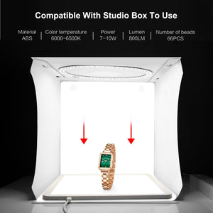 PULUZ LED-Lichtpad ohne Schatten für Fotostudio-Boxen...