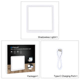 PULUZ 20 cm schattenloses LED-Lichtpad für Fotostudio-Box