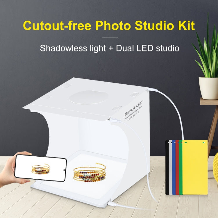 PULUZ Mini-LED-Fotografie-Lampen-Pad-Panel ohne Schatten + Box für...