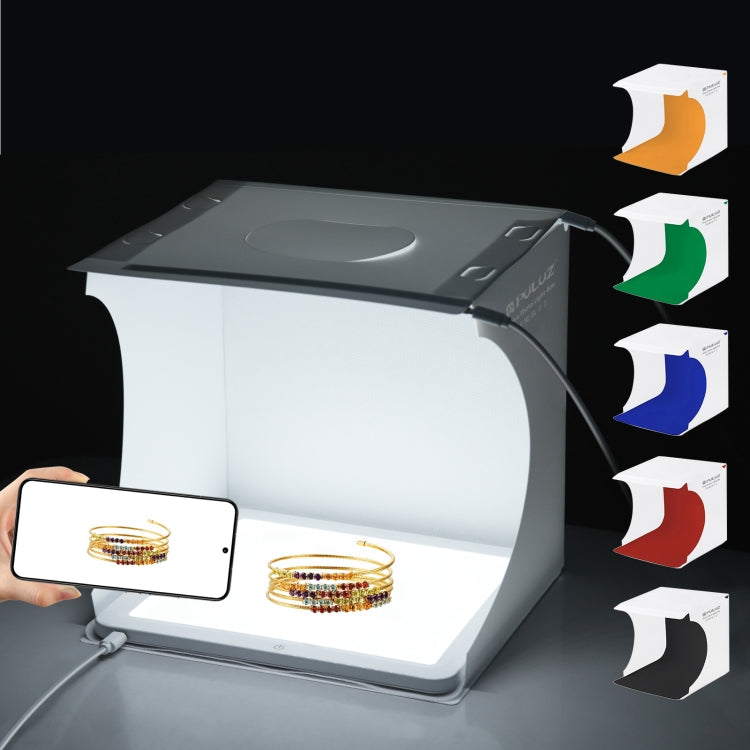 PULUZ Mini-LED-Fotografie-Lampen-Pad-Panel ohne Schatten + Box für...