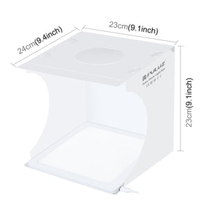 PULUZ Mini-LED-Fotografie-Lampen-Pad-Panel ohne Schatten + Box für...