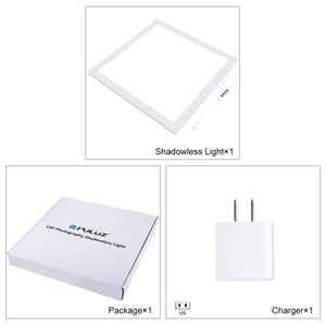 PULUZ 1000LM LED Acrylique Non Polaire Dimmable Lumière Sans Ombre avec Interrupteur...