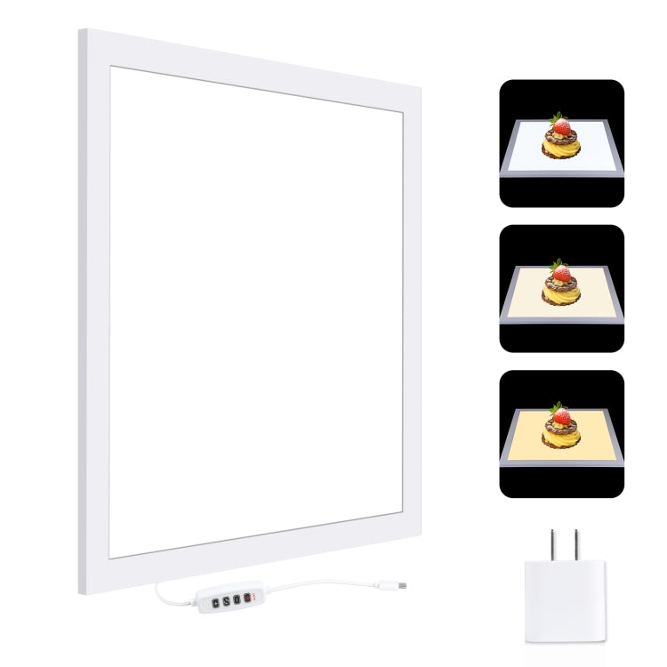 PULUZ 1000LM LED-Acryl-Licht, unpolar, dimmbar, schattenlos, mit Schalter...