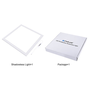 PULUZ 38 cm 1200 LM LED-Fotografie-Lampenpad-Panel ohne Schatten mit ...