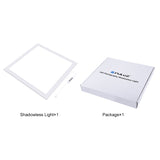 PULUZ 38 cm 1200 LM LED-Fotografie-Lampenpad-Panel ohne Schatten mit ...