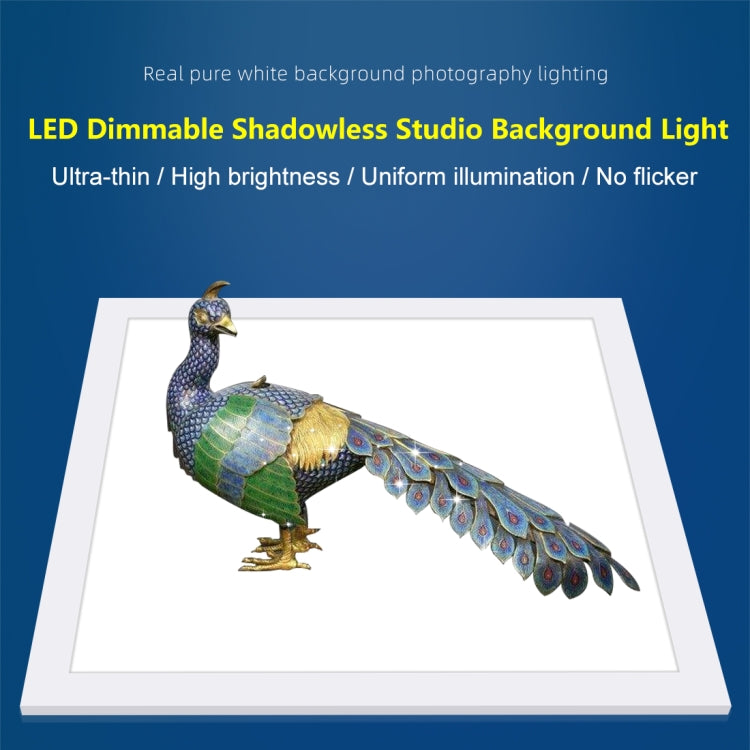 PULUZ 38cm 1200LM LED Fotografia Lampada a luce senza ombre Pad pannello con ...