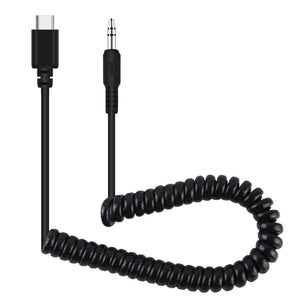 Adaptateur audio PULUZ 3,5 mm TRRS mâle vers Type-C / USB-C mâle pour Micro...