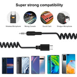 Adaptateur audio PULUZ 3,5 mm TRRS mâle vers Type-C / USB-C mâle pour Micro...
