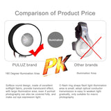 Zusammenklappbarer Diffusor für Speedlite-Blitzlicht, runde Softbox, Makro-Stil und R...