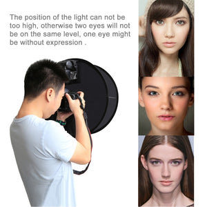 Zusammenklappbarer Diffusor für Speedlite-Blitzlicht, runde Softbox, Makro-Stil und R...