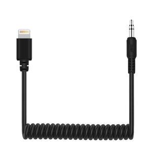 PULUZ 3,5 mm TRRS maschio a 8 pin maschio adattatore audio per microfono live...