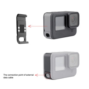 PULUZ Metall-Akku-Seitenschnittstellenabdeckung für GoPro HERO12 Black...