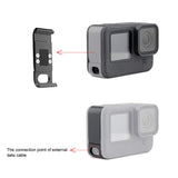 PULUZ Metall-Akku-Seitenschnittstellenabdeckung für GoPro HERO12 Black...