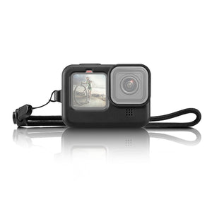 PULUZ Custodia Protettiva in Silicone per GoPro HERO 12/11/10/9 – Nero