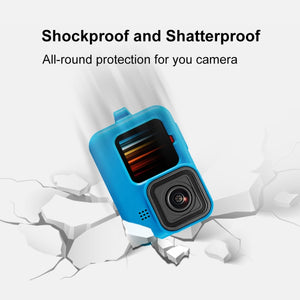 PULUZ Custodia Protettiva in Silicone per GoPro HERO 12/11/10/9 – Nero