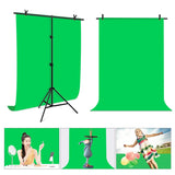 PULUZ 1 x 2 m Fotostudio-Hintergrund-Querstangenhalterungsset in Form von ...