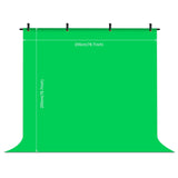 PULUZ 2 x 2 m Fotostudio-Hintergrund-Querstangenhalterungsset in Form von ...
