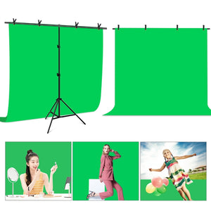 PULUZ 2 x 2 m Fotostudio-Hintergrund-Querstangenhalterungsset in Form von ...