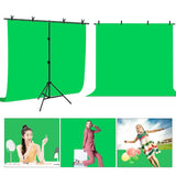 PULUZ 2 x 2 m Fotostudio-Hintergrund-Querstangenhalterungsset in Form von ...