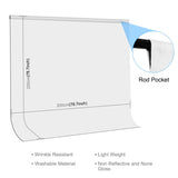 PULUZ 2 x 2 m Fotohintergrund, Dicke Fotostudio-Hintergrund, Fund...