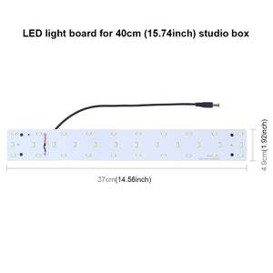 PULUZ 15W 1200LM 32 LED SMD 5730 5500K Pannello luminoso con base in allumini...