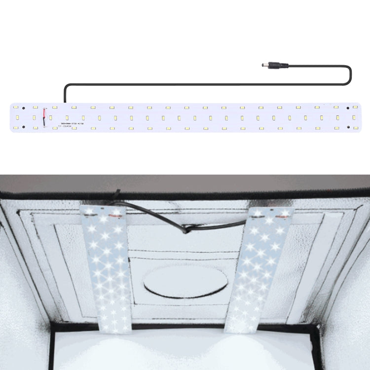 PULUZ 30W 1690LM 60 LED SMD 5730 5500K Pannello luminoso con base in allumini...