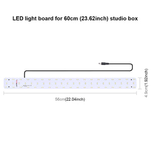 PULUZ 30W 1690LM 60 LED SMD 5730 5500K Pannello luminoso con base in allumini...