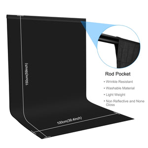PULUZ 1m x 1.5m Sfondo fotografico Sfondo per studio fotografico Sfondo in te...