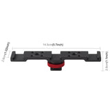 Supporto per staffa per pattino freddo a tre teste PULUZ, Three-head Mount