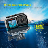 PULUZ für GoPro HERO12 Black/11 Black/10 Black/9 Black, wasserdichte Schutzhülle...