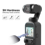PULUZ Vetro Temperato 9H + Pellicola Protettiva per DJI OSMO Pocket 2 – Schermo e Obiettivo