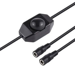 PULUZ 2,1 mm x 5,5 mm DC 5 V-24 V LED-Helligkeits-Dimmer-Controller