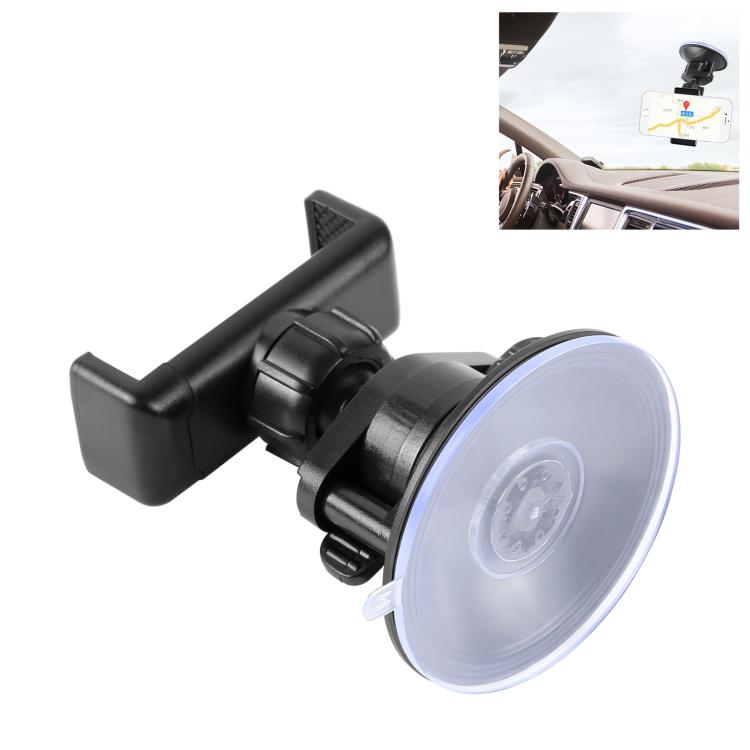 PULUZ 360 Grad drehbare Saugnapf-Klemmhalterung für iPhone, Galaxy, ...