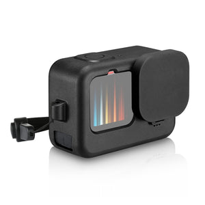 PULUZ per GoPro HERO12 Nero/11 Nero/10 Nero/9 Nero Custodia protettiva in sil...