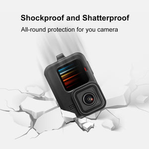 PULUZ per GoPro HERO12 Nero/11 Nero/10 Nero/9 Nero Custodia protettiva in sil...