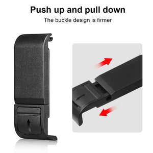 PULUZ POM ​​​​Akku-Seitenschnittstellenabdeckung aus Kunststoff für GoPro HERO1...